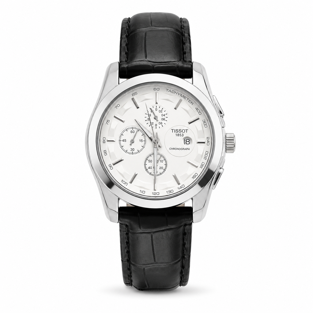TISSOT Chronographe Blanc Prestige