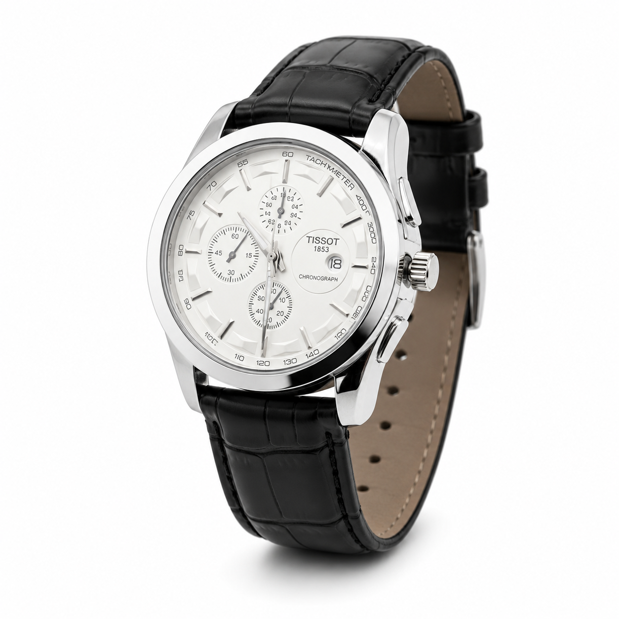 TISSOT Chronographe Blanc Prestige
