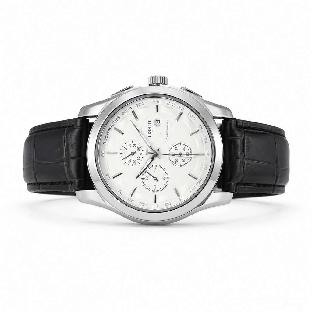 TISSOT Chronographe Blanc Prestige