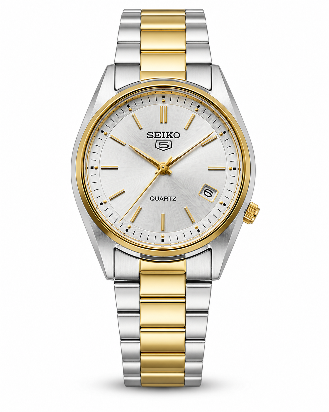 SEIKO Quartz Argent Prestige Bicolore