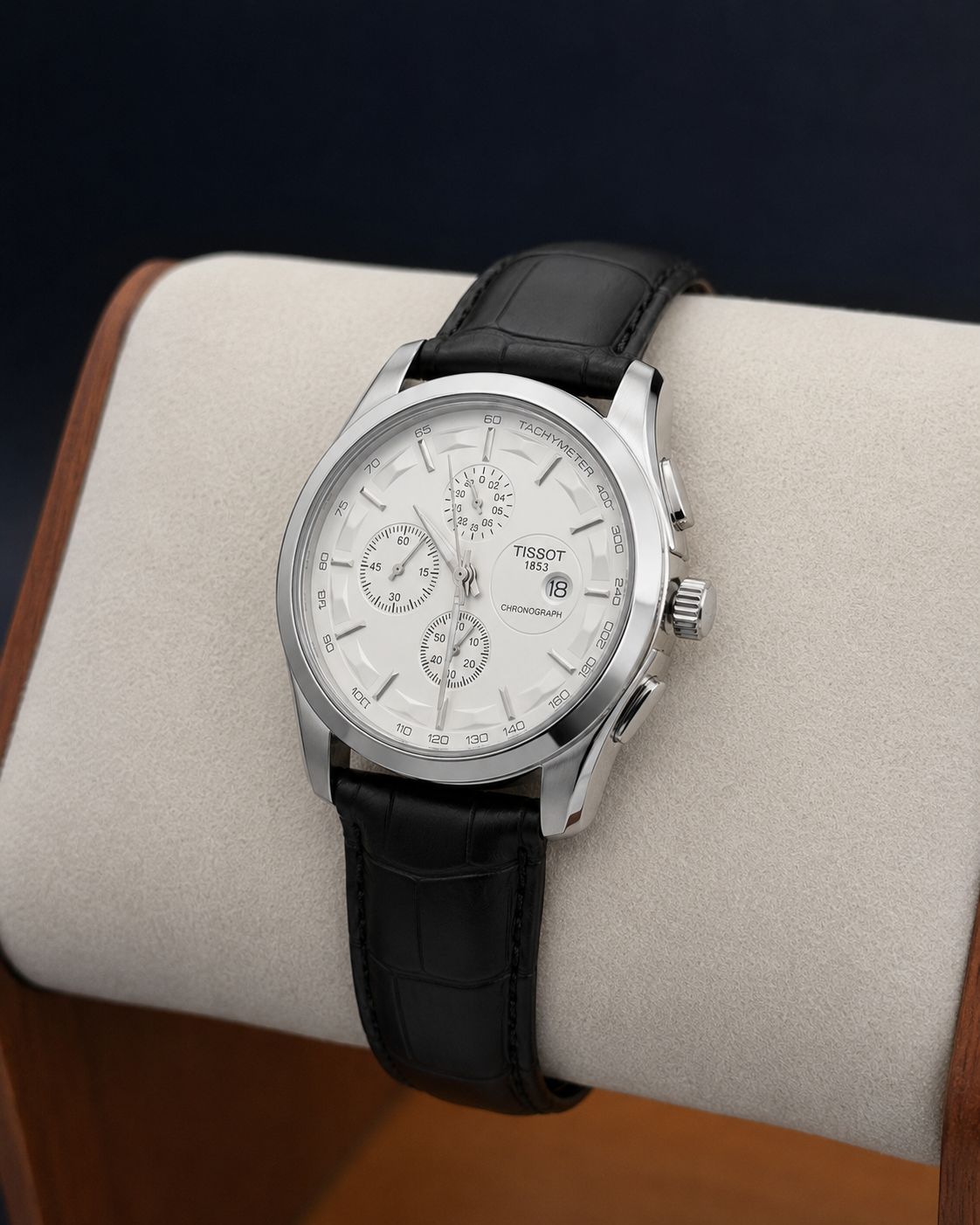 TISSOT Chronographe Blanc Prestige