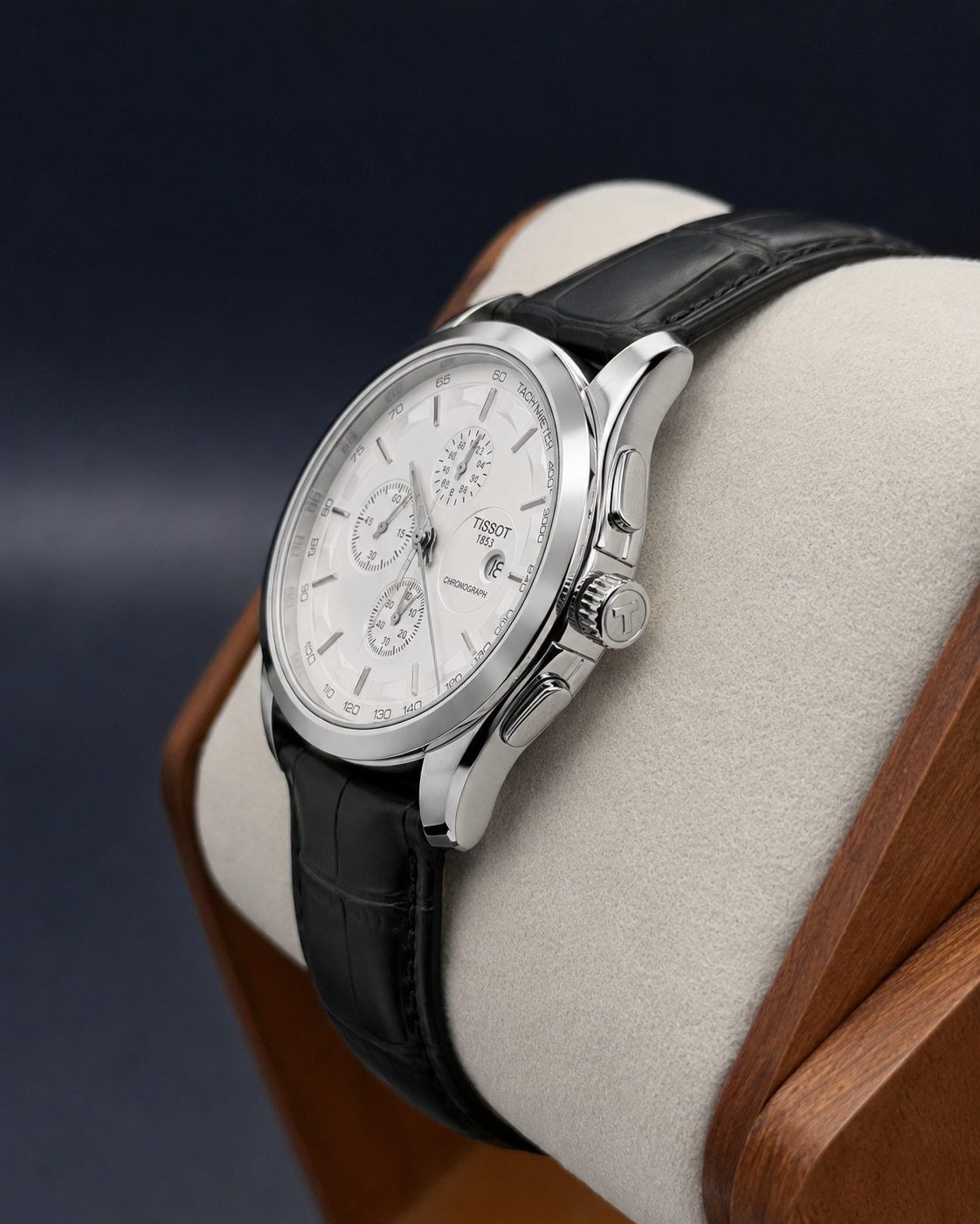 TISSOT Chronographe Blanc Prestige