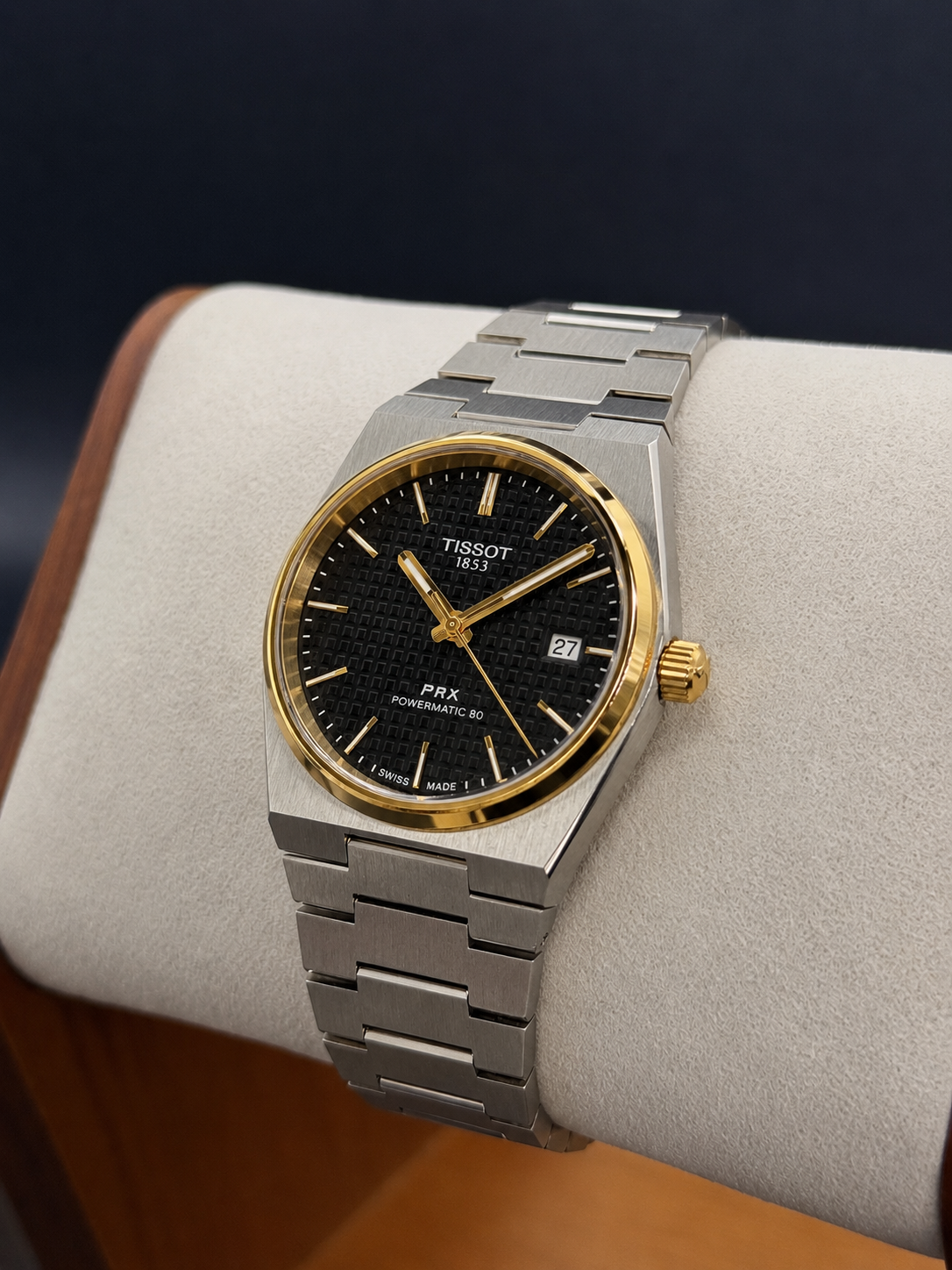 Tissot PRX Powermatic 80 Noir Bicolore Or