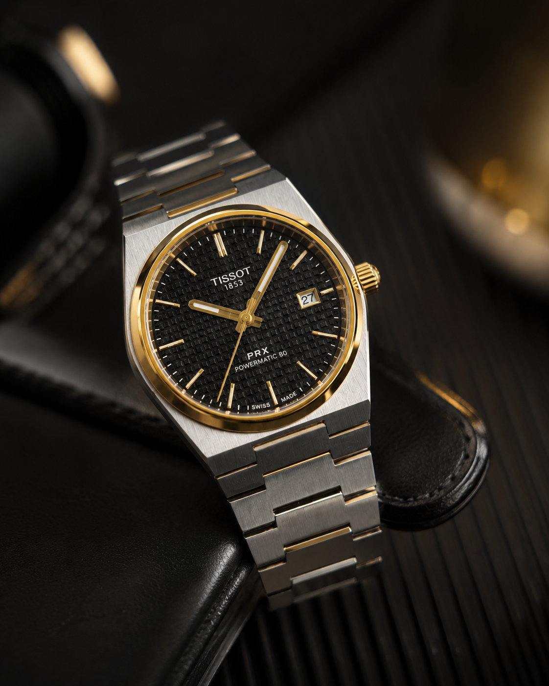 Tissot PRX Powermatic 80 Noir Bicolore Or