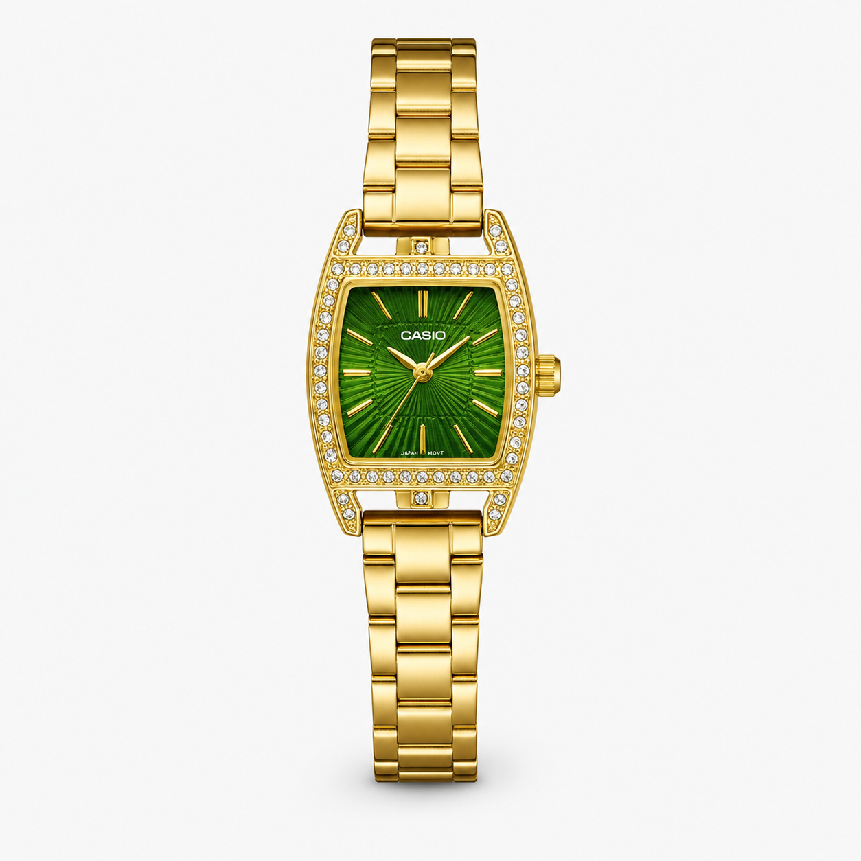 Casio Bijou Gold Emerald