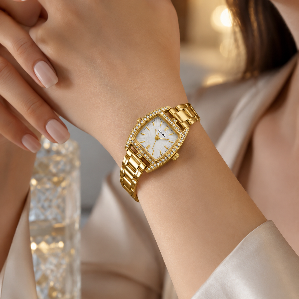 Casio Bijou Gold White
