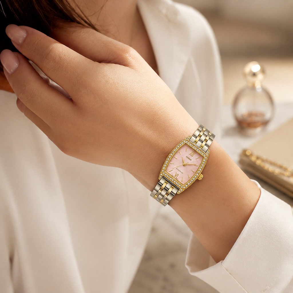 Casio Bijou Two Tone Pink