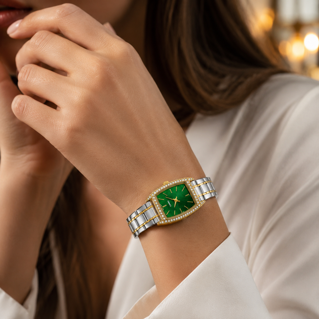 Casio Bijou Two Tone Green