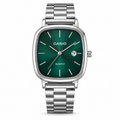 Casio Square Heritage Vert Acier