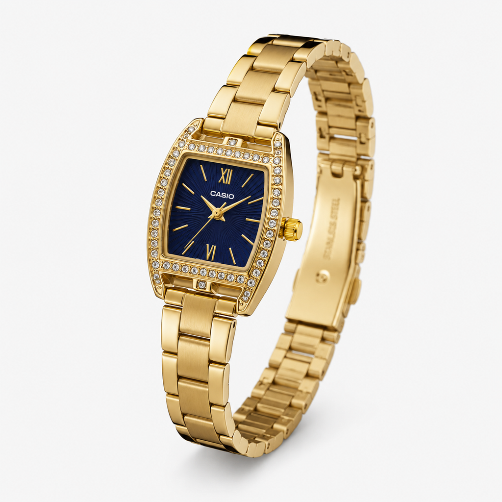 Casio Bijou Gold Navy