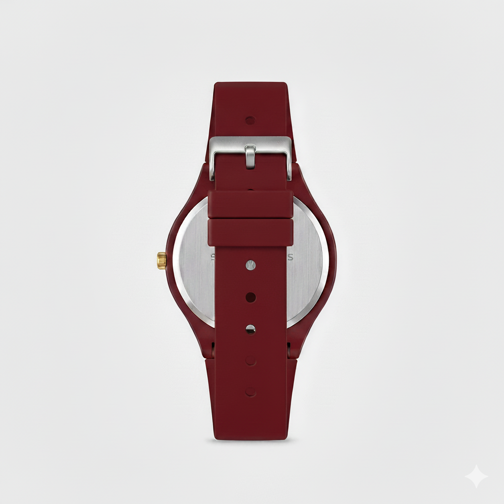 Swatch Femme Rouge Élégante – Montre Quartz Swiss Design | Résistante à l’eau & Garantie 2 Ans