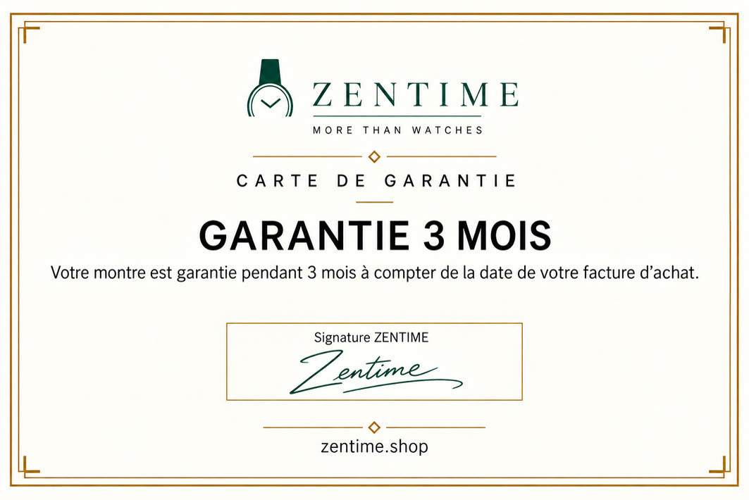 Garantie 3 mois incluse